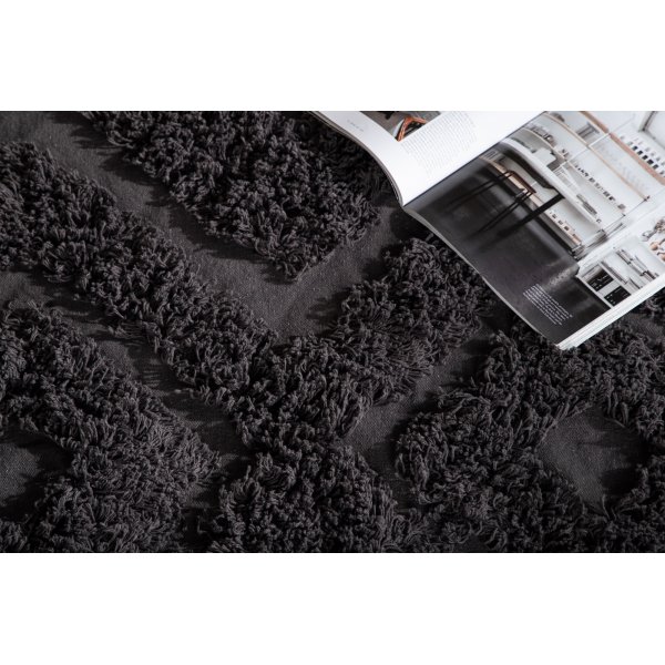 Kleva puuvillamatto - tummanharmaa Kleva puuvillamatto - tummanharmaa