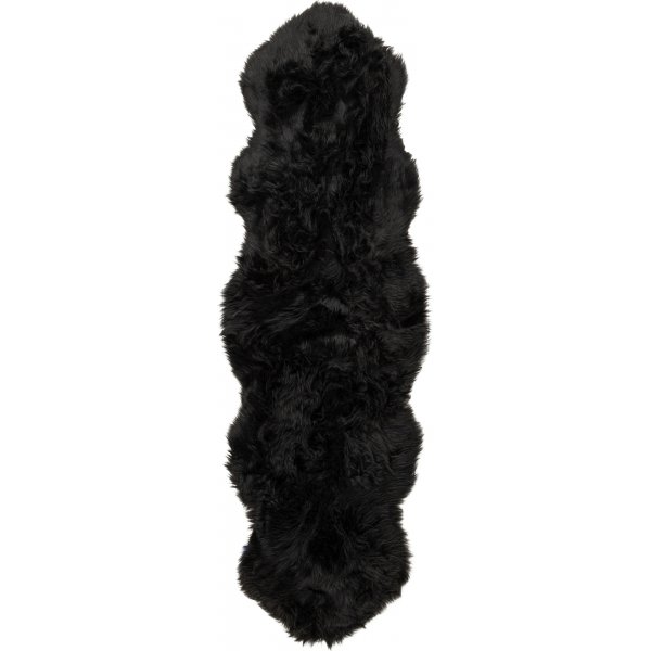 Katy trap 180 x 55 cm - Musta tekoturkis