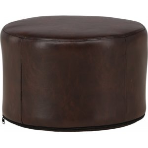 Eastport-pouf - ruskea PU Eastport-pouf - ruskea PU
