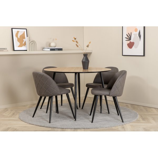 Alice ruokatuoli - harmaa Alice ruokatuoli - harmaa