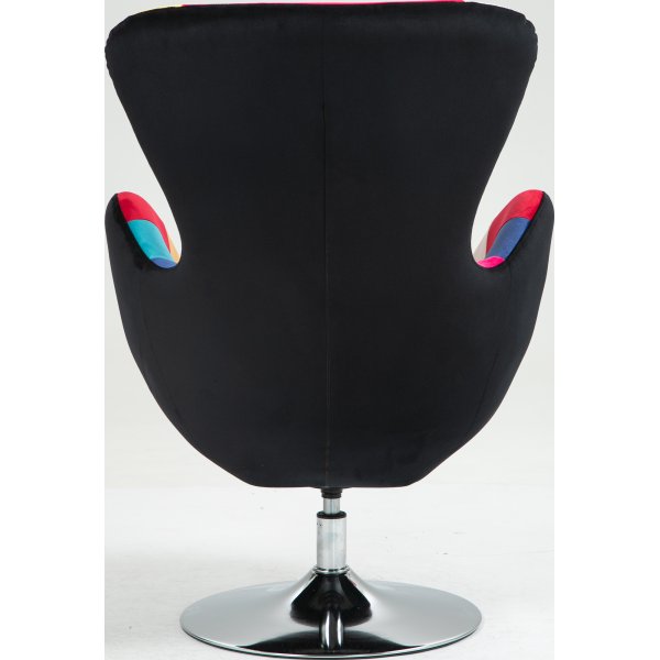 Lucille nojatuoli - Multi / kromi + Huonekalujen tekstiilien puhdistus