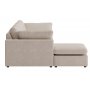 Moby beige divaanisohva 296 cm - sohva knnettvll divaanilla