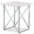 Terrazzo sivupöytä 50x50 cm - Terrazzo Cosmos & Paladium-kromirunko