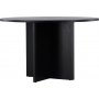 Strada ruokapyt 120-170 x 120 cm - Musta
