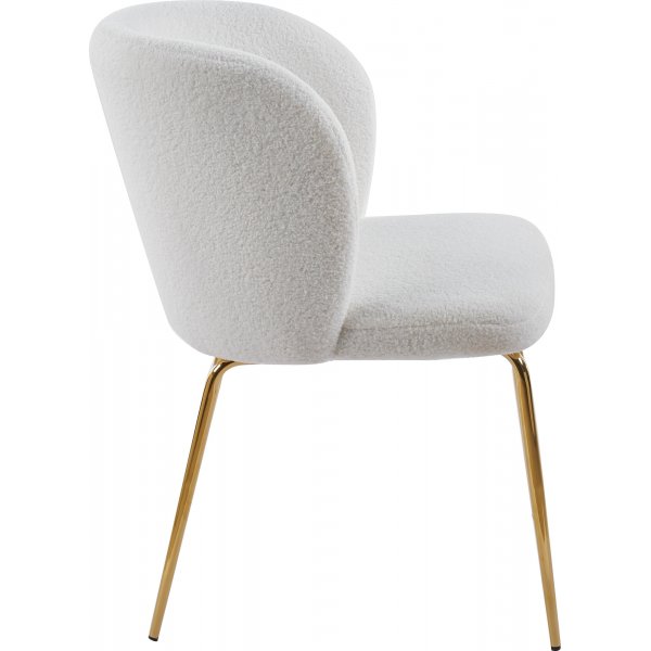 Ruokailuryhm Genova boucl - Jatkettava pyt ja 4 tuolia