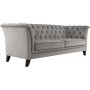 Sohva chesterfield 3-paikkainen harmaa - Henry