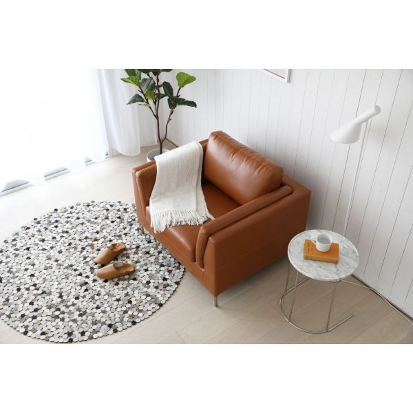 Nojatuoli konjakinvärinen keinonahka - Cansas + Huonekalujen puhdistus Nojatuoli konjakinvärinen keinonahka - Cansas + Huonekalujen puhdistus