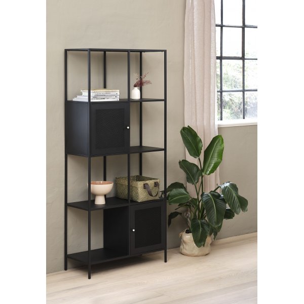 Billy musta metallikirjahylly - 180x80 cm Billy musta metallikirjahylly - 180x80 cm