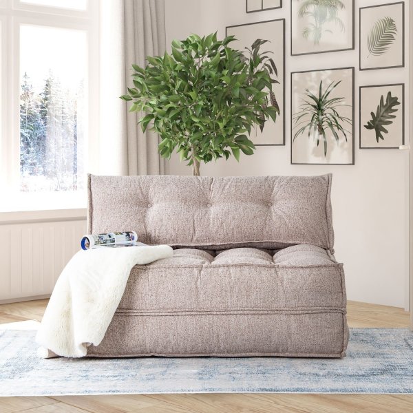 Faldi 2-istuttava vuodesohva - Vaaleanruskea Faldi 2-istuttava vuodesohva - Vaaleanruskea
