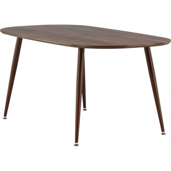 Sanford ruokapöytä 180 x 90 cm - Tummanruskea Sanford ruokapöytä 180 x 90 cm - Tummanruskea