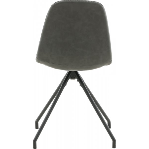 Kntyv Bridge-ruokailutuoli - musta PU