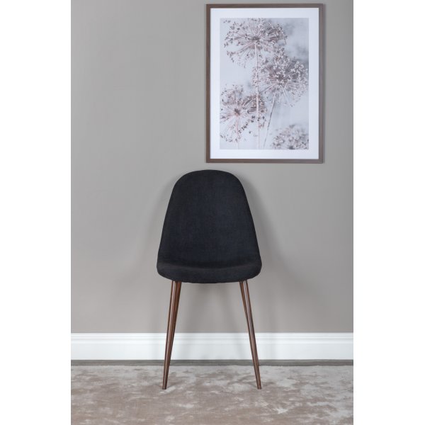 Bridge-ruokailutuoli - musta/pähkinä Bridge-ruokailutuoli - musta/pähkinä