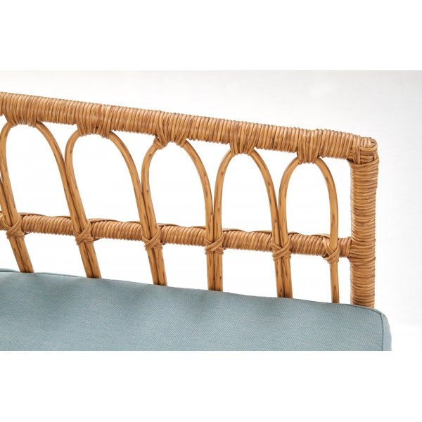 Ulm 2-istuttava sohva - rottinki + Huonekalujen tahranpoistoaine Ulm 2-istuttava sohva - rottinki + Huonekalujen tahranpoistoaine