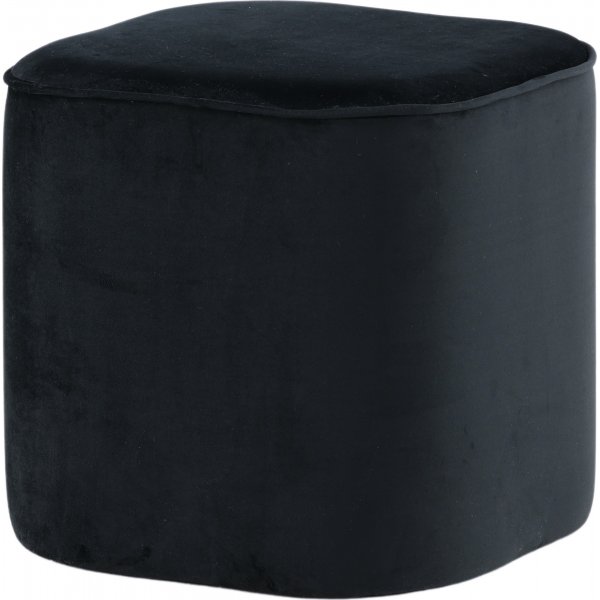 Chip pouf - Musta sametti