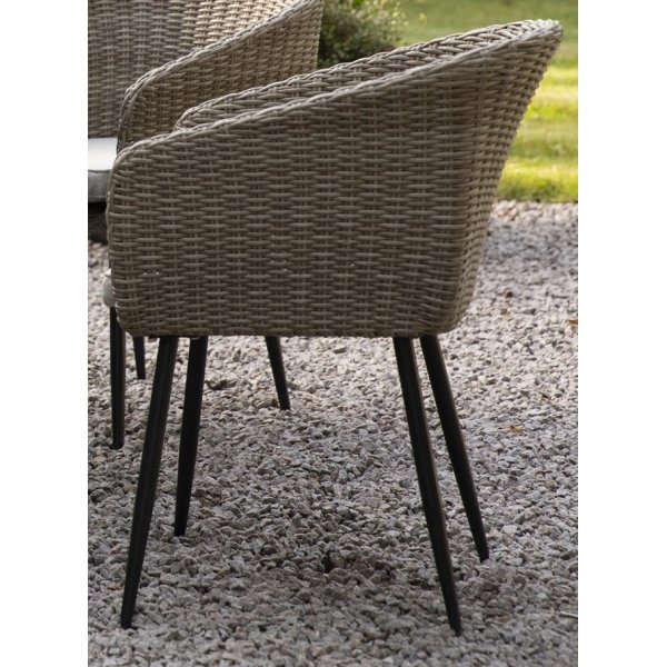 Puutarhatuoli - Asteri | luonnonvärinen keinotekoinen rottinki Puutarhatuoli - Asteri | luonnonvärinen keinotekoinen rottinki