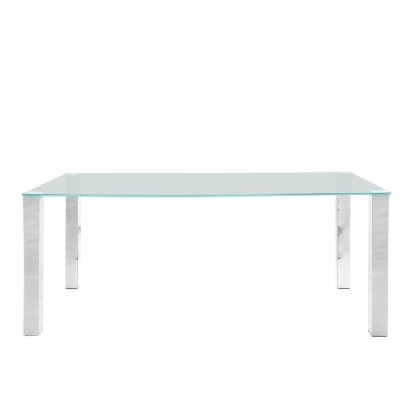 Edge ruokapyt 180 cm - Kromi