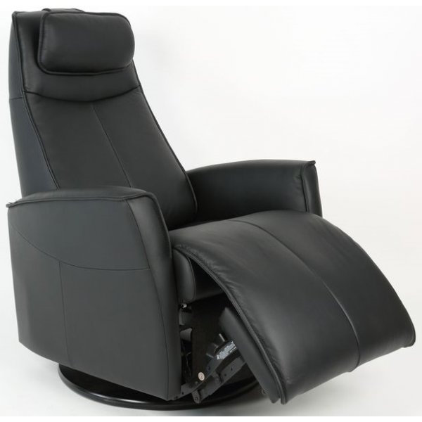 Hjellegjerde LOFT mekanisminojatuoli (sähköinen) - Musta täysnahka Hjellegjerde LOFT mekanisminojatuoli (sähköinen) - Musta täysnahka