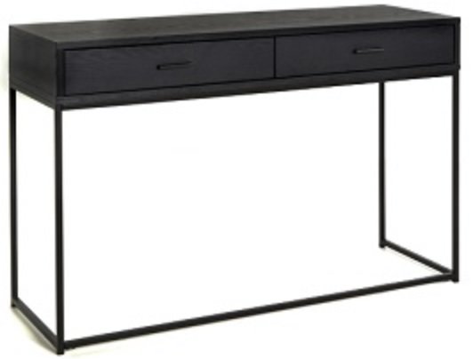 Novis-konsolipyt mustaksi petsattua saarnia 120 x 76 cm
