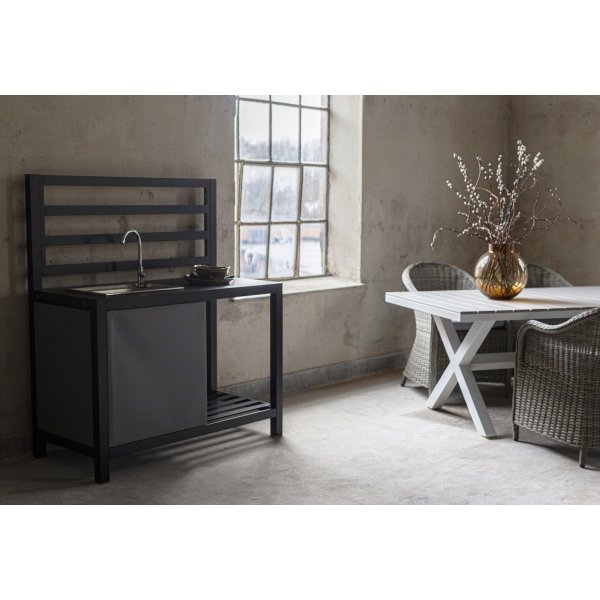 Lakattu ulkokeitti pesualtaalla - 120x60