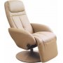 Berit- lepotuoli / nojatuoli - Beige (PU)
