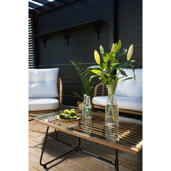 Viga sohvaryhmä - rottinki/valkoinen Viga sohvaryhmä - rottinki/valkoinen