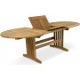 Ulkoruokailuryhm: Salt soikea ruokapyt 180-240 cm ja 6 Salt tuolia - Teak