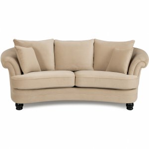 Kaareva sohva 235 cm beige verhoilu - Gustaf Kaareva sohva 235 cm beige verhoilu - Gustaf