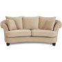 Kaareva sohva 235 cm beige verhoilu - Gustaf