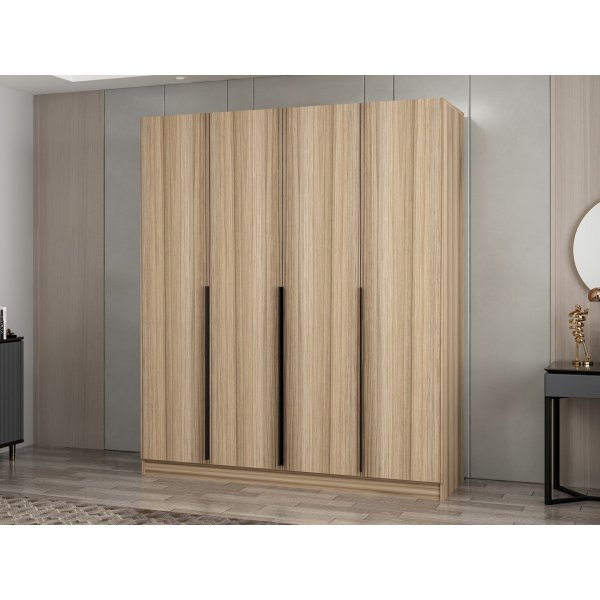 Cikani vaatekaappi 180x52x210 cm - Tammi Cikani vaatekaappi 180x52x210 cm - Tammi