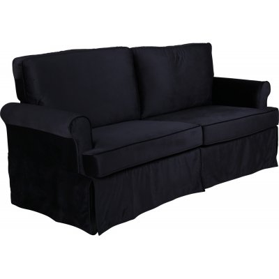 Kangas 2-istuttava sohva - musta