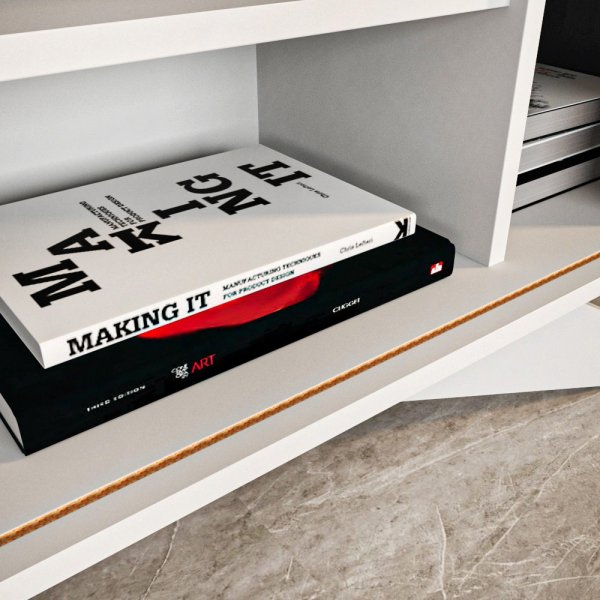 Myrskyinen senkki - Valkoinen/antrasiitti