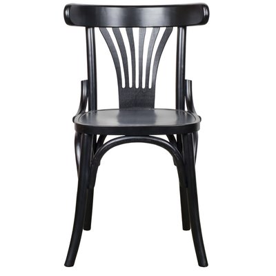 Bistro puinen tuoli - musta