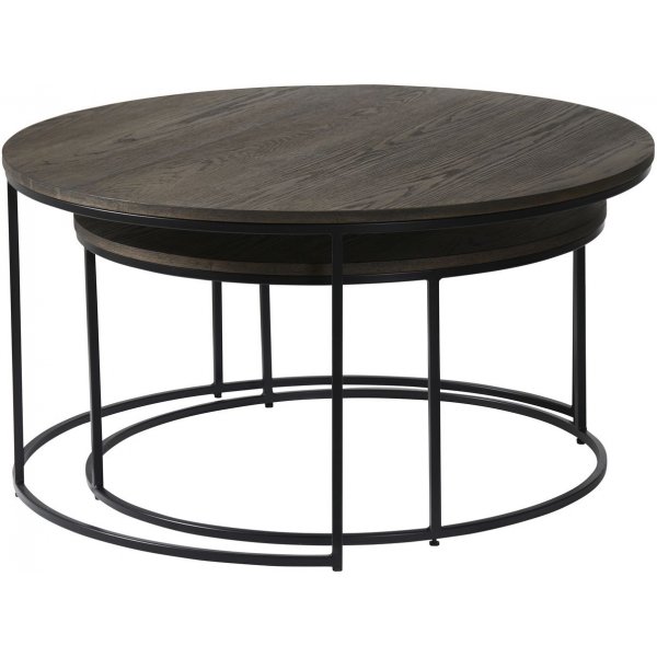 Muran sohvapyt - Tummanruskea tammiviilu