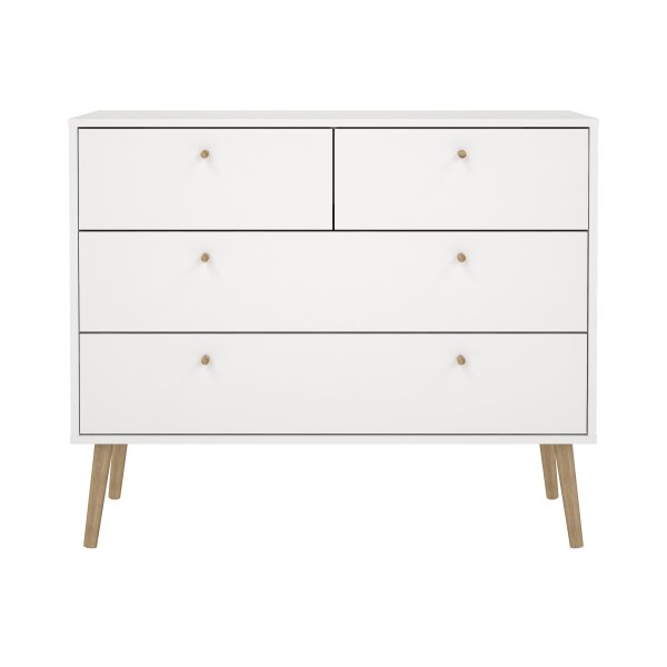 Bodo lipasto 2 + 2 laatikkoa - Valkoinen