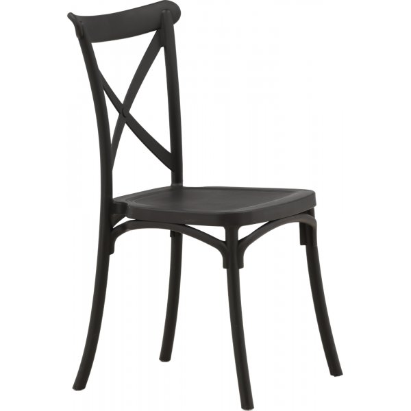 Crosett ruokatuoli - musta