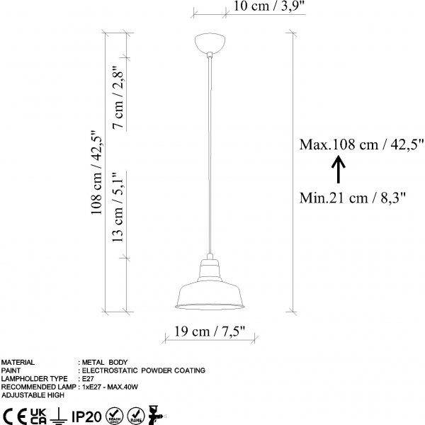 Memati kattovalaisin - Vintage Memati kattovalaisin - Vintage