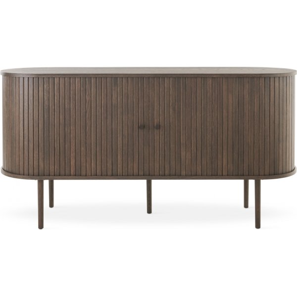 Liukupöytäpöytä 150 cm - Ruskeaksi lakattu tammi Liukupöytäpöytä 150 cm - Ruskeaksi lakattu tammi