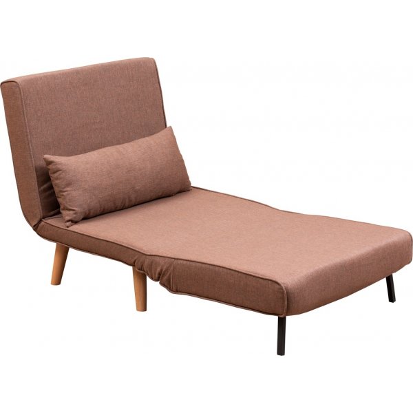 Taitettava nojatuoli - ruskea Taitettava nojatuoli - ruskea