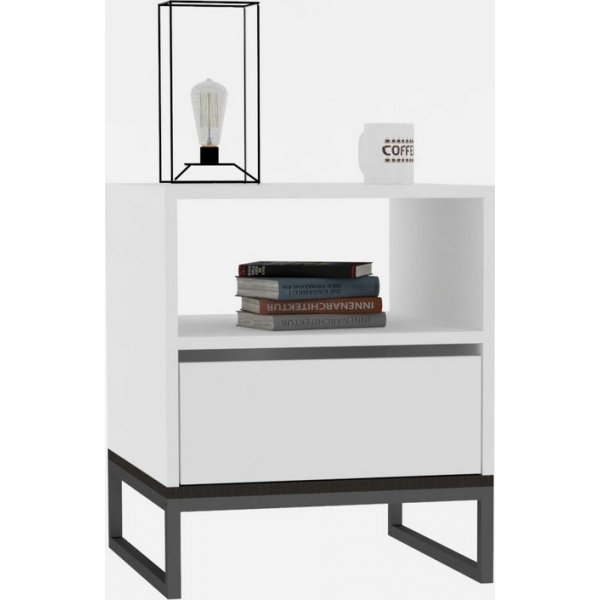 Lindau yöpöytä - valkoinen Lindau yöpöytä - valkoinen