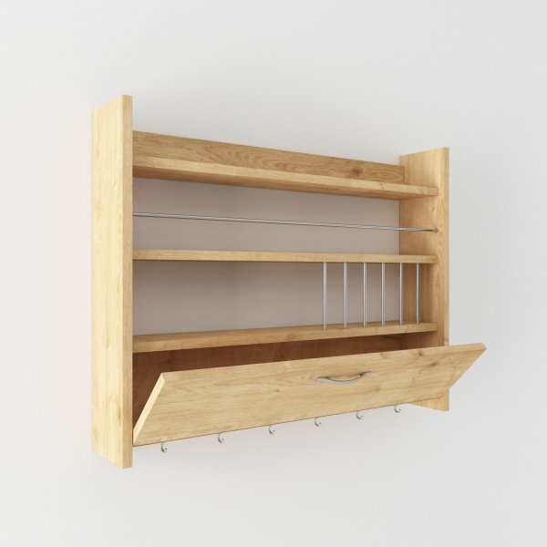 Knott seinähylly - tammi Knott seinähylly - tammi