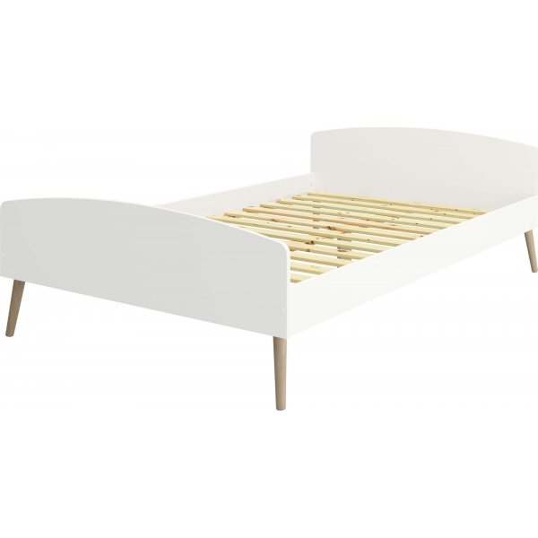 Softline-sänky 140 x 200 cm - Valkoinen Softline-sänky 140 x 200 cm - Valkoinen