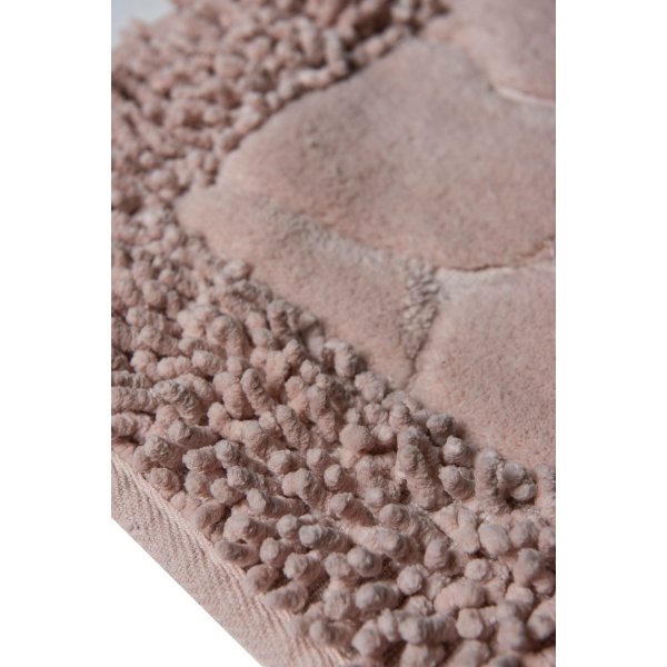 Kivinen kylpyhuonematto - vaaleanpunainen Kivinen kylpyhuonematto - vaaleanpunainen