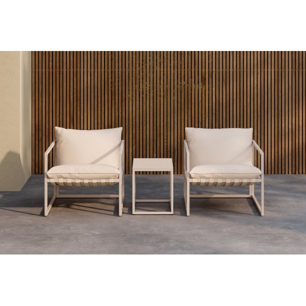Messina-loungeryhm - beige