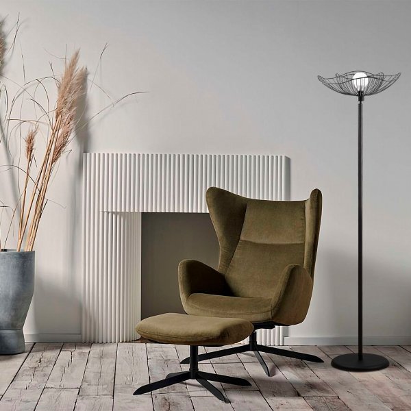 Faraday lattiavalaisin - musta