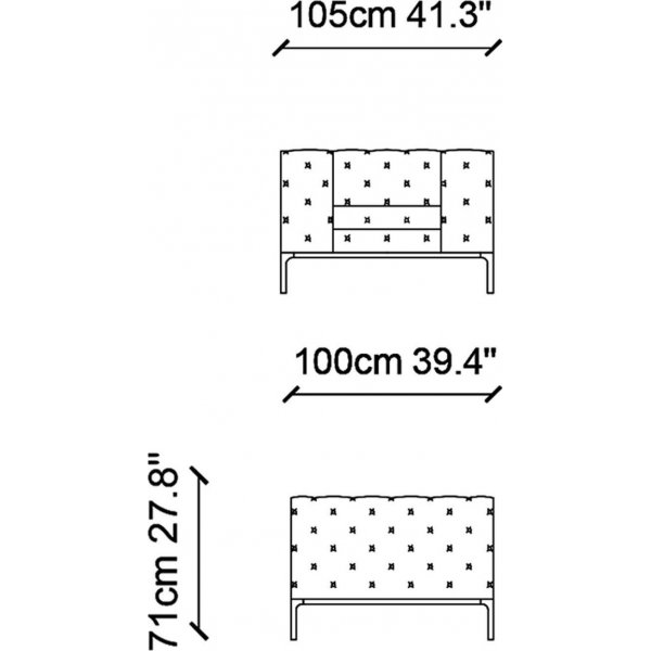 Muoti nojatuoli - Kermanvärinen Muoti nojatuoli - Kermanvärinen