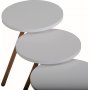 Kolminkertainen erpyt 34 cm - Valkoinen
