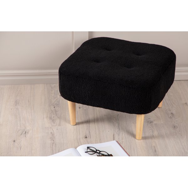 Salina pouf - musta Salina pouf - musta