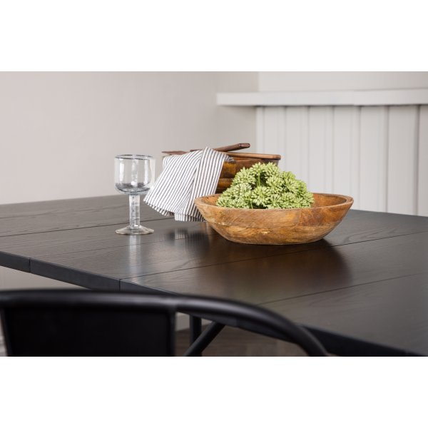 Astrid ruokap�yt� 200 x 75 cm - Musta