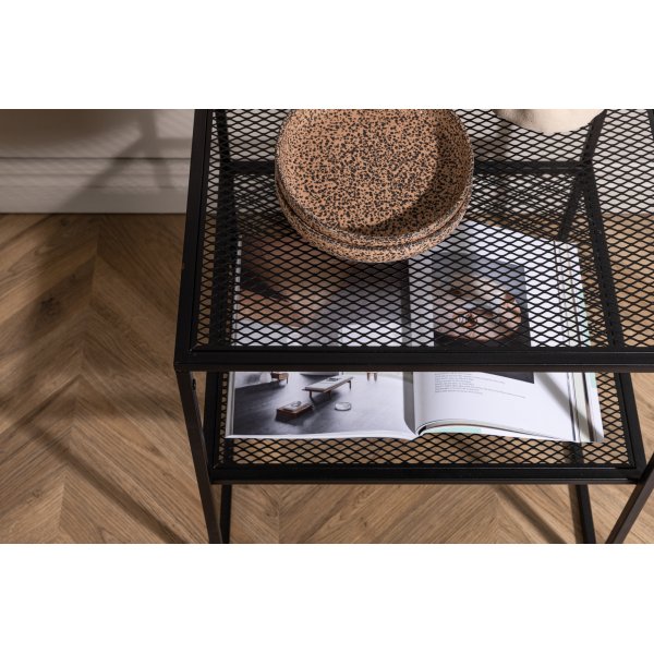 Netz-sivupyt 55 x 55 cm - Musta