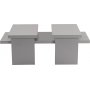 Sanctuary sohvapyt 110 x 45 cm - harmaa